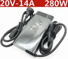 HP 20V 14A 280W TPN-LA27 Charger for Omen 8Pro 7 8 9 Plus Gaming Laptop.