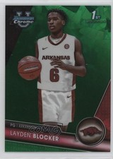 2023-24 Bowman U Chrome Sapphire Edition Green 72/99 Layden Blocker #7 0kz8