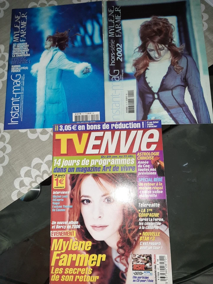 MYLENE FARMER LOT DE 3 MAGAZINES - Photo 1/1