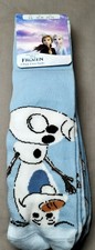 Image of Disney Frozen 5 Pack Junior Crew Socks with Different Designs Size:1-6 BNWT UK