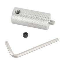 Heavy Duty Steel Female to 1/4Inch-20 Male Threaded Extension Rod For Camera