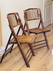 Bamboo Rattan Two Folding Chairs Campaign — photo 1