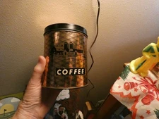 Cherry Sons & Co. Tin w/ Hand Applied Coffee Lable Vintage PA Cherrydale