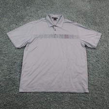 Nike Tiger Woods Polo Shirt Mens XL Purple Dri-Fit Golf Performance Stretch