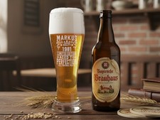 Weizenglas mit Name graviert