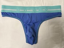 NWOT Jockey Men  s Sport Stability Pouch Thong Underwear Blue, Size Medium