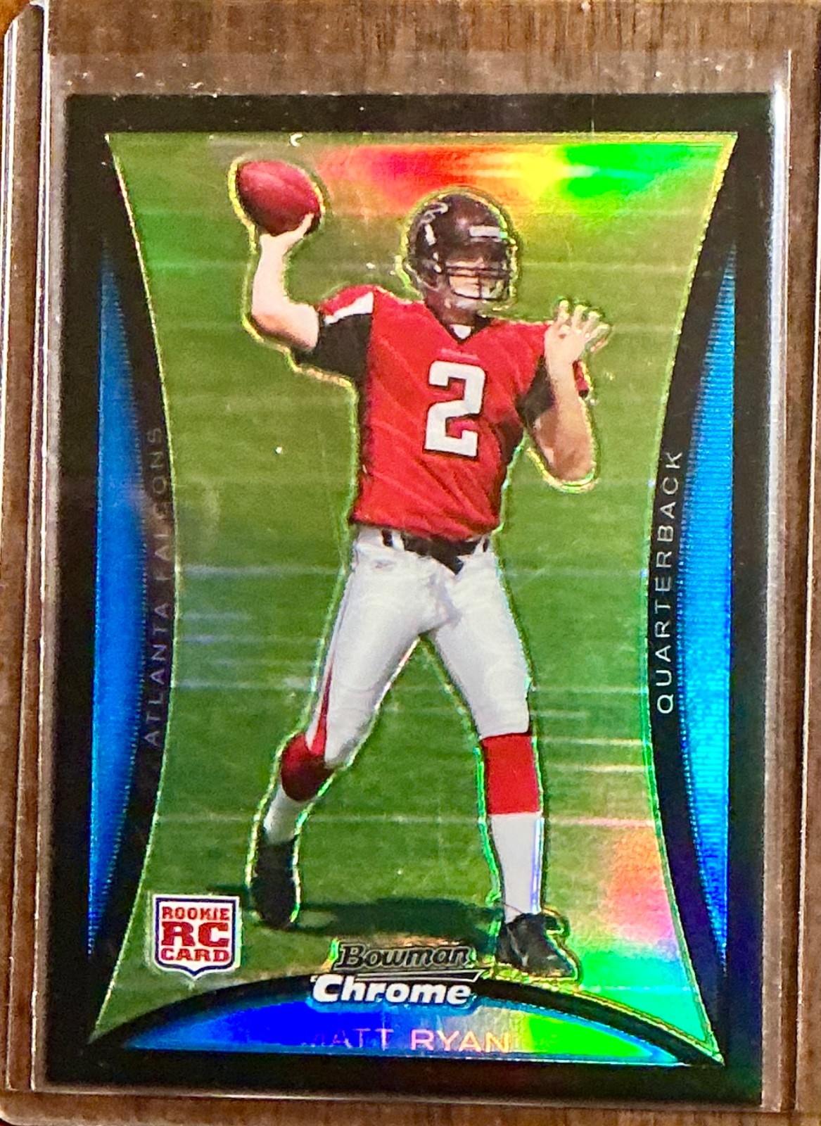 2008 BOWMAN CHROME MATT RYAN RC REFRACTOR