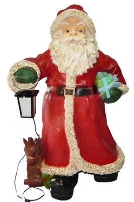 Design Weihnachtsmann Figur Garten Statue Skulptur Skulpturen Deko Neu Figuren-image
