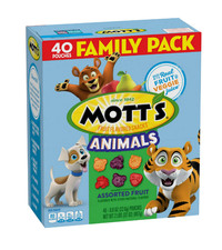 Motts Fruit Flavored Snacks Animals Assorted ...