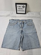 Vintage 90s 550 Relaxed Fit Levi's Jean Shorts Paper Tag - Men's 38