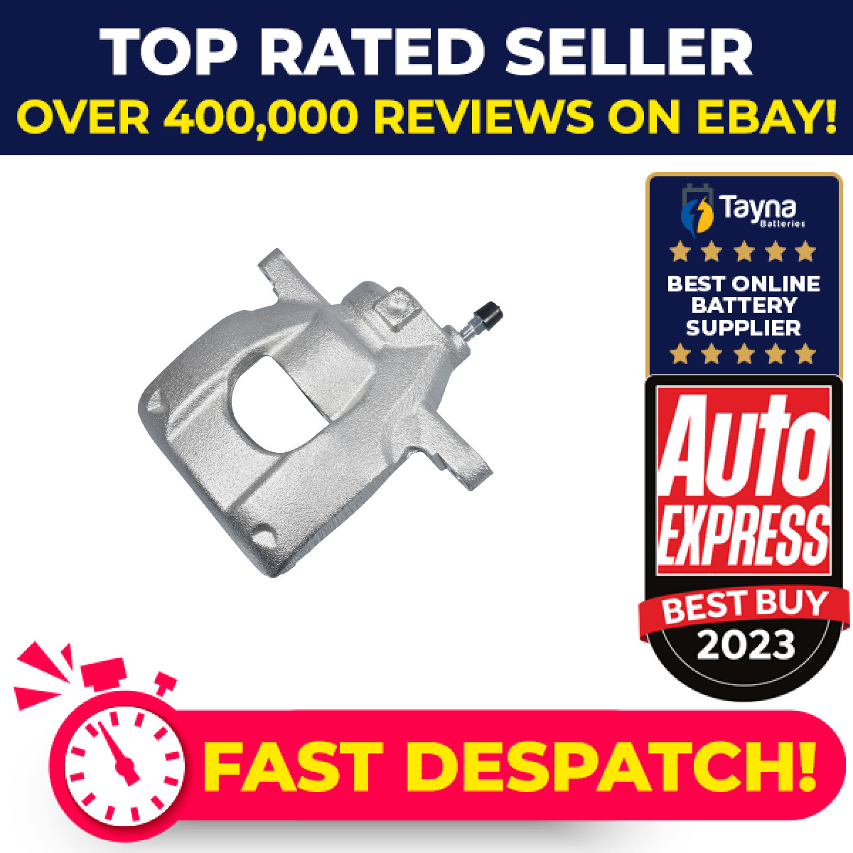 Brake Caliper fits CITROEN C1 1.0 Front Left 2005 on Blue Print 4401G8 Quality