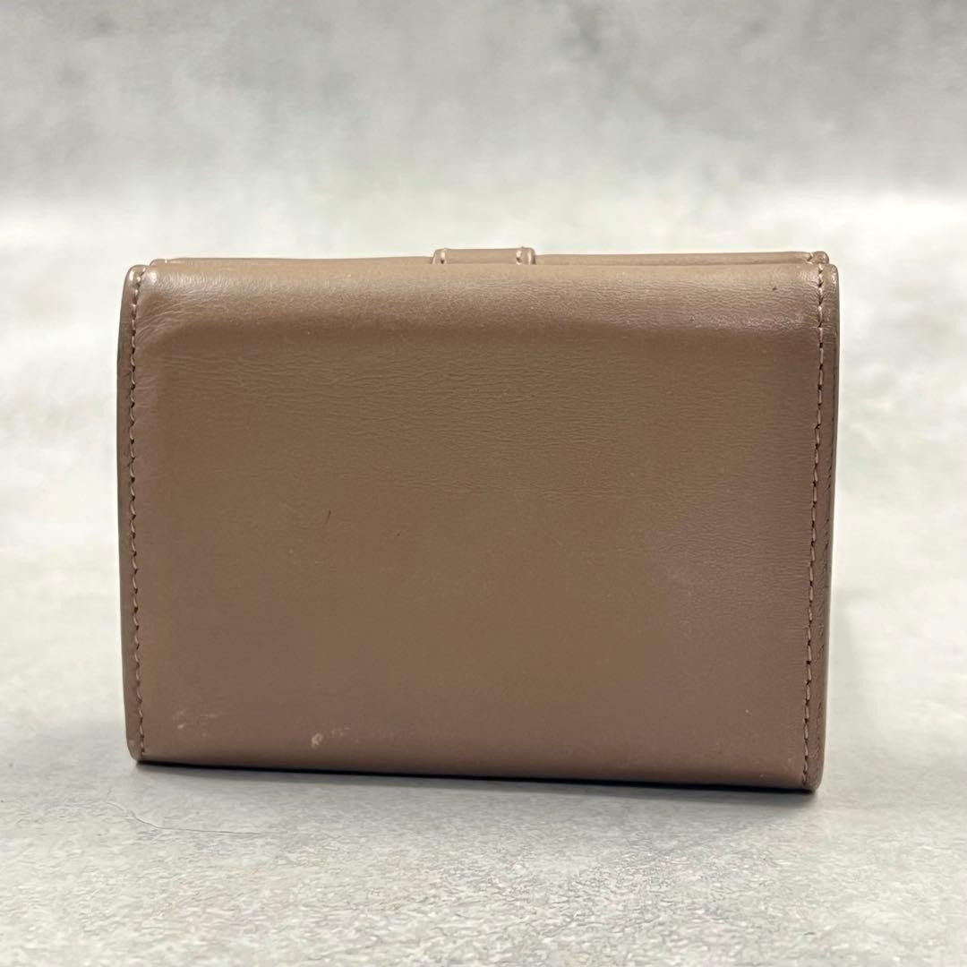 Yves Saint Laurent Wallet Women's Fold Card Case Leather BA Condition Japan thumbnail 2