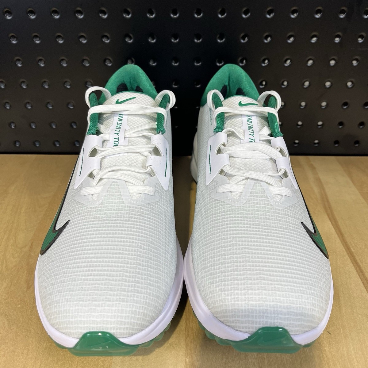 Nike Air Zoom Infinity Tour 2 Golf Shoes White Green HQ2158-100