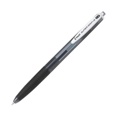 Pilot SuperGrip G 0.5 Black Ballpoint Pen, 10 Pieces