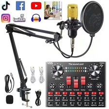 Microphone Podcast Music Mixer BM800 Condenser Mic Kit for Home Studio Recording