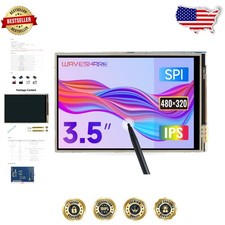 3.5" Pi LCD Display 480x320 Resistive Touch for Raspberry Pi 5/4/Zero