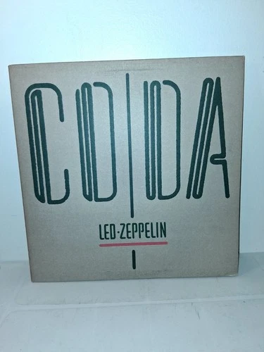 LED ZEPPELIN Coda SWAN SONG LP NM gatefold 1st press embossed cover