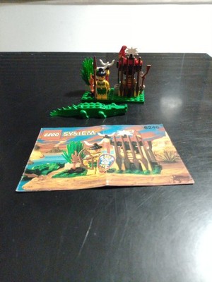 Lego 6246 Krokodilkäfig 100% komplett mit Original Anleitung 