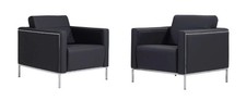 Sessel 1-Sitzer Modern Leder Polster Design Couch Luxus Sitzer M&ouml;bel