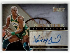 Xavier McDaniel Auto 2024-25 Panini Select #SS-XAV Signature Selections