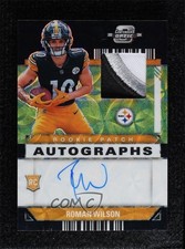 2024 Contenders Optic Rookie Black Scope Prizm 7/10 Roman Wilson Patch Auto 1fl4