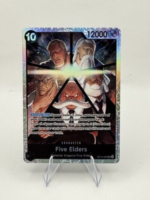 One Piece CCG  Five Elders OP13-082 Carrying On His Will Foil Holo