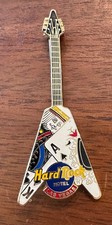 Hard Rock Cafe Guitar Pin Las Vegas Ace King of Spades Flying V Guitar