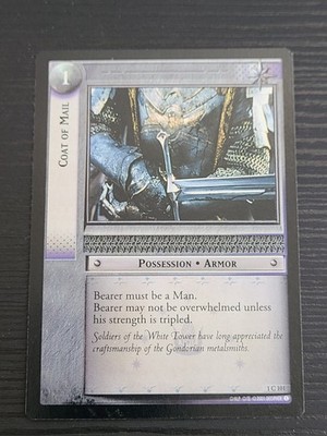 LOTR TCG Decipher Coat Of Mail #1C101