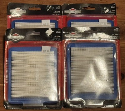 Lot Of 4 Briggs & Stratton Air Filter 5043 Part No. 491588S - NEW!! SHIPS FREE!!