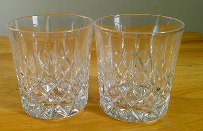 Nachtmann Noblesse Collection Old Fashioned Rocks Glasses Set 2-24% lead crystal