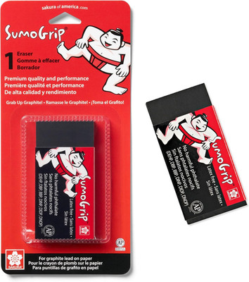 50257 Sumogrip Premium Block Eraser 1Pc, White
