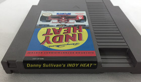 COMPLETO Danny Sullivan's INDY HEAT Nintendo NES manuale CIB BOX cartuccia RACING