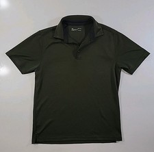 Under Armour Heatgear Men's M Loose Striped Green Performance Golf Polo Shirt
