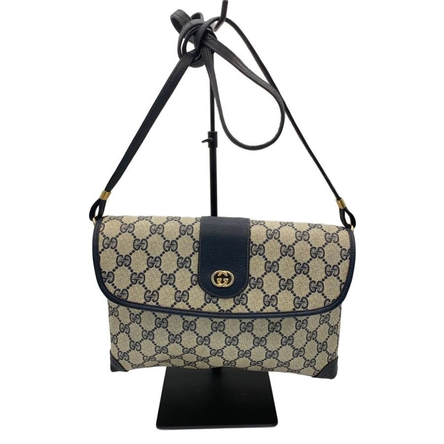 Borsa a tracolla Gucci in pelle con motivo blu autentica