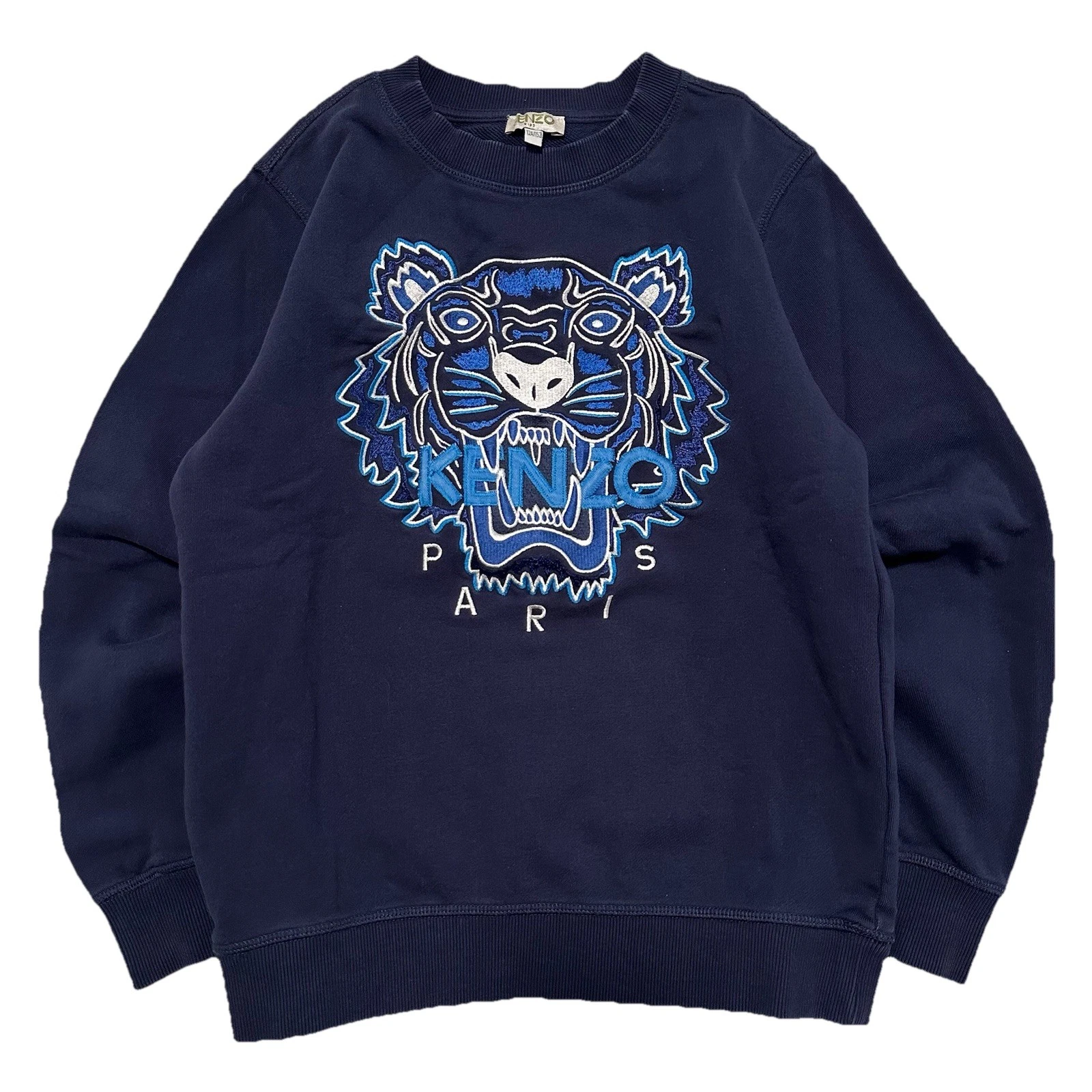 Kenzo Kids Paris Sweatshirt Embroidered Tiger Youth Big Kids Size 12