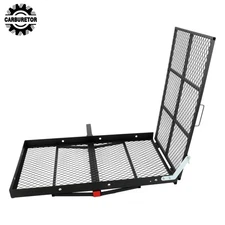 Folding Wheelchair Scooter Rack Ramp Mobility Carrier Trailer Hitch Mount Cargo