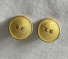 2 Vintage Firmin Leander Rowing Club Henley On Thames Gilt Buttons #X268