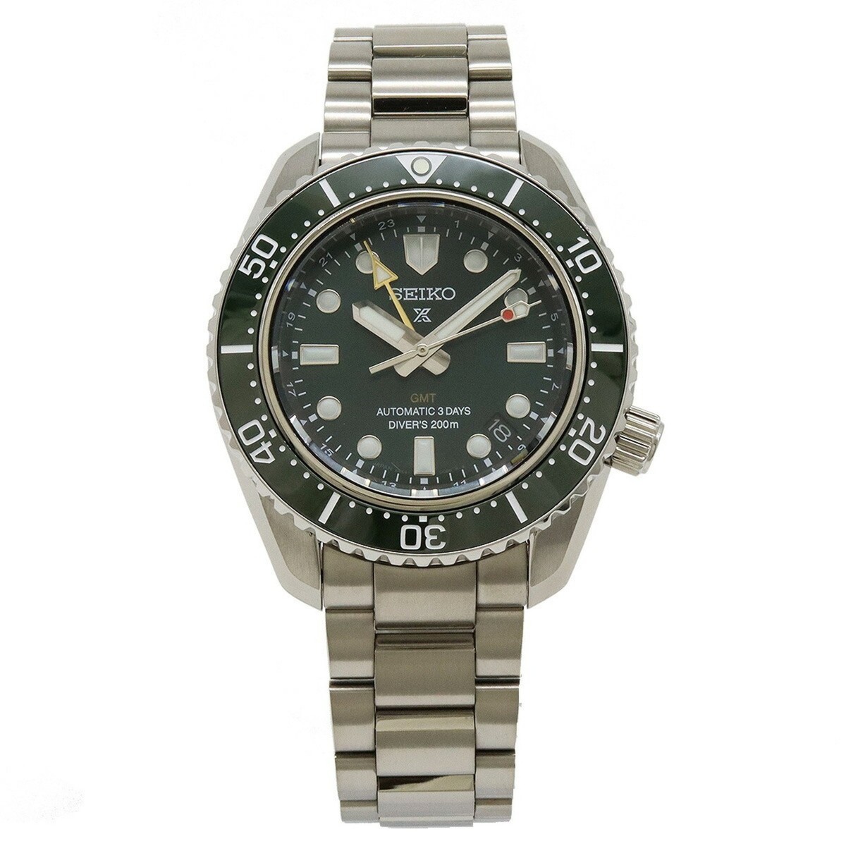 SEIKO PROSPEX Diver Scuba GMT Green Dial Men's AT Automatic