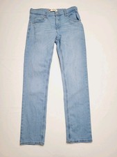 Levi's Boys Performance 511 Slim Light Wash Blue Stretch Denim Jeans 18Reg 29x31