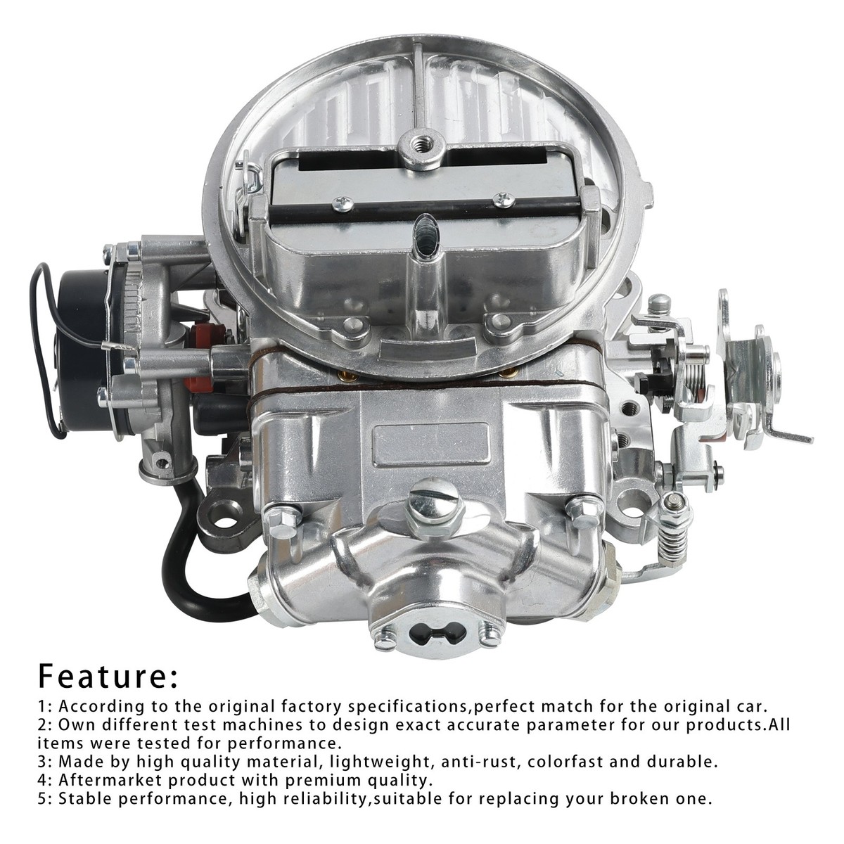 Holley メッキキャブレター　8050B 🚀2BBL Carburetor 500 CFM Electric Choke 0-80500 Fits For Holley