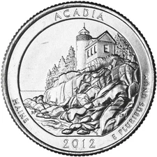 2012 P Parks Quarter ATB Acadia National Park BU CN-Clad