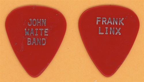 John Waite Band Frank Linx Vintage Guitar Pick - 1987 Rovers Return Tour 