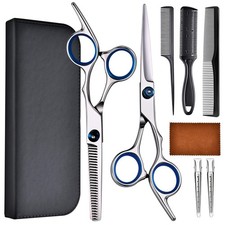 Hair Cutting Scissors Set, Professional Stainless Cutting Hair Scissors, Barb...