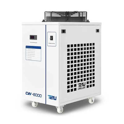 CW-6000DN Industrial Water Chiller for 100W Laser, Fiber Laser Cooling 110V 60Hz
