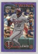 2024 Topps Chrome Logofractor Edition Purple Refractor /250 Royce Lewis 08nc