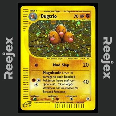 Dugtrio - 10/165 - Holo Rare - Expedition Base Set - Pokemon Card