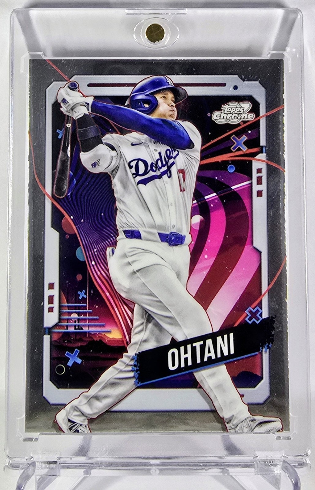 Shohei Ohtani RARE INVESTMENT CARD TOPPS CHROME DODGERS ROOKIE of the year MVP