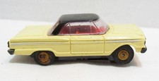 AURORA TJET 1963 FORD FAIRLANE HO SCALE SLOT CAR THUNDERJET YELLOW W/ BLACK ROOF