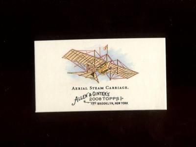2008 Topps Allen & Ginter Pioneers of Aviation Mini #PA4 Aerial Steam Carriage