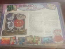 bernard & miss bianca willabee and ward 9x12 patch disney collection sheet w&w